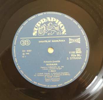 3LP/Coffret Antonín Dvořák: Rusalka