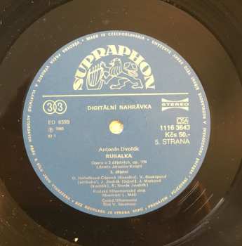 3LP/Coffret Antonín Dvořák: Rusalka