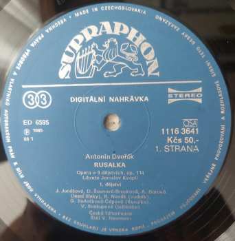 3LP/Coffret Antonín Dvořák: Rusalka