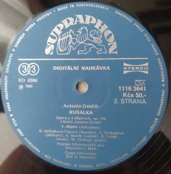 3LP/Coffret Antonín Dvořák: Rusalka