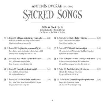 CD Antonín Dvořák: Sacred Songs