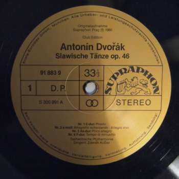 2LP Antonín Dvořák: Die Slawischen Tänze Op.46 Und 72 (Gesamtaufnahme)