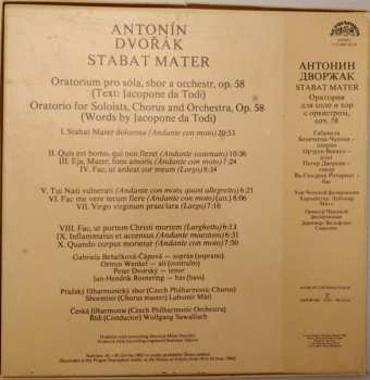 2LP/Coffret Antonín Dvořák: Stabat Mater