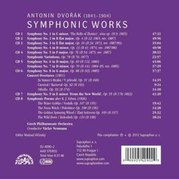 8CD/Coffret Antonín Dvořák: Symphonic Works