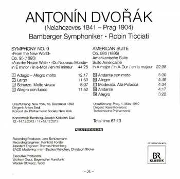 SACD Antonín Dvořák: Symphony No. 9 "From The New World" / American Suite
