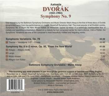 CD Antonín Dvořák: Symphony No. 9 'From The New World' • Symphonic Variations