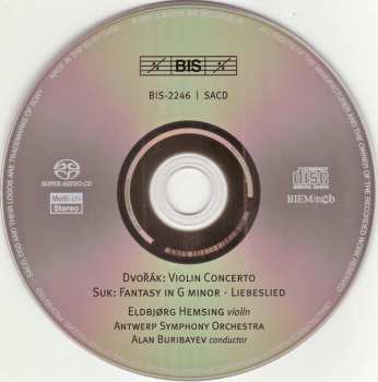 SACD Antonín Dvořák: Violin Concerto / Fantasy & Love Songs