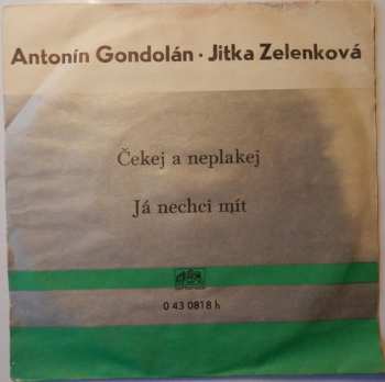 SP Jitka Zelenková: Čekej A Neplakej / Já Nechci Mít