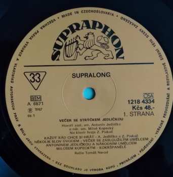 LP Antonín Jedlička: Večer se strýčkem Jedličkou