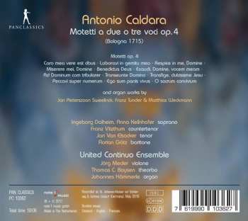 CD Antonio Caldara: Motteti A Due O Tre Voci Op. 4 (Bologna 1715)