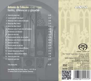 SACD Antonio de Cabezón: Tientos, Diferencias y Glosadas