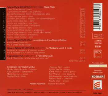 CD Andrzej Kosendiak: Stabat Mater, Arias