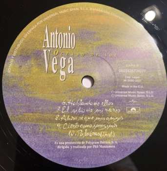 LP Antonio Vega: Océano De Sol