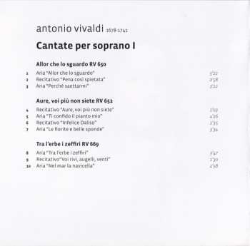 CD Antonio Vivaldi: Cantate Per Soprano I
