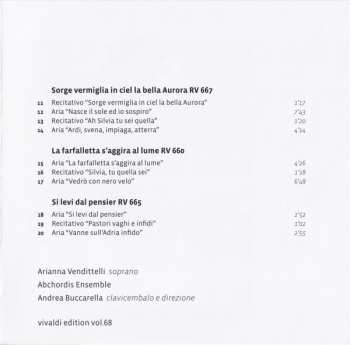 CD Antonio Vivaldi: Cantate Per Soprano I
