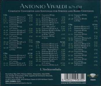 4CD/Coffret Antonio Vivaldi: Complete Concertos And Sinfonias For Strings And Basso Continuo