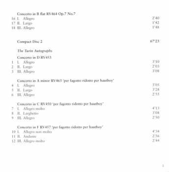 3CD Antonio Vivaldi: Complete Oboe Concertos
