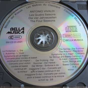 CD Antonio Vivaldi: Die Vier Jahreszeiten