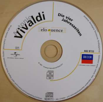 CD Antonio Vivaldi: Die Vier Jahreszeiten