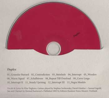 3CD Apparat: Multifunktionsebene, Tttrial and Eror, Duplex