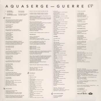 LP Aquaserge: Guerre EP
