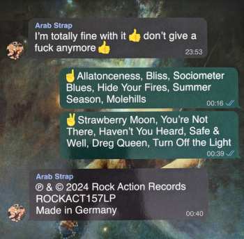 LP Arab Strap: I'm Totally Fine With It 👍 Don't Give A Fuck Anymore 👍 CLR | LTD