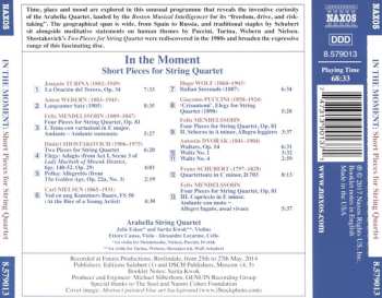 CD Antonín Dvořák: In The Moment: Short Pieces For String Quartet