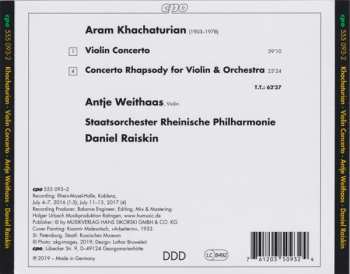 CD Antje Weithaas: Violin Concerto / Concerto Rhapsody