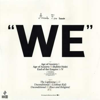 LP Arcade Fire: We CLR