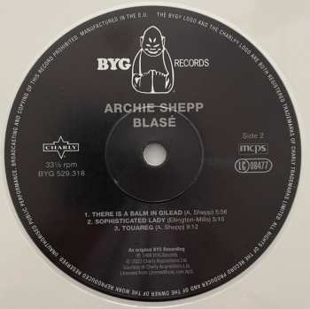 LP Archie Shepp: Blasé LTD | CLR