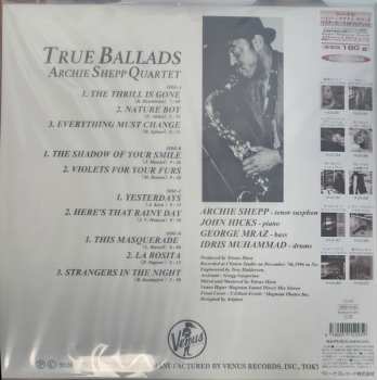 2LP Archie Shepp Quartet: True Ballads LTD