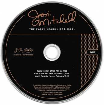 5CD/Coffret Joni Mitchell: Archives Volume 1: The Early Years 1963-1967 