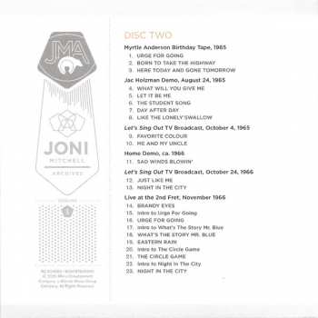 5CD/Coffret Joni Mitchell: Archives Volume 1: The Early Years 1963-1967 