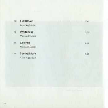 CD Areni Agbabian: Bloom