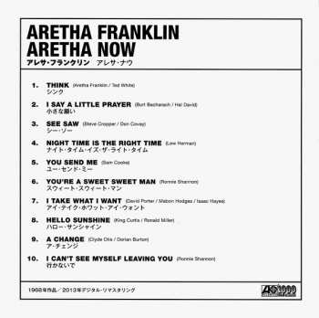 CD Aretha Franklin: Aretha Now