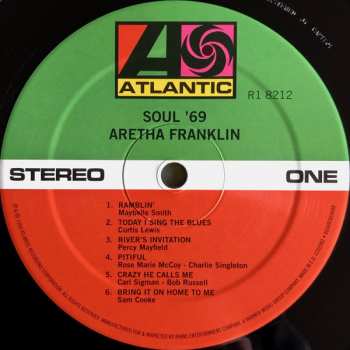6LP/Coffret Aretha Franklin: Atlantic Records 1960s Collection