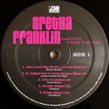 6LP/Coffret Aretha Franklin: Atlantic Records 1960s Collection