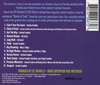 CD Aretha Franklin: Divas Live: The One And Only