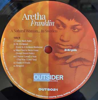 LP Aretha Franklin: A Natural Woman... In Sweden