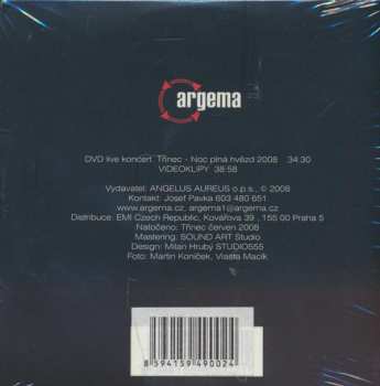 CD/DVD Argema: Live Koncert