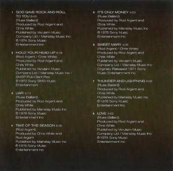 CD Argent: God Gave Rock And Roll To You - The Greatest Hits