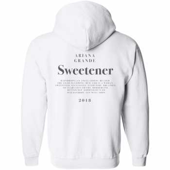 Marchandises Ariana Grande: Ariana Grande Unisex Pullover Hoodie: Sweetener (back Print) (small) S