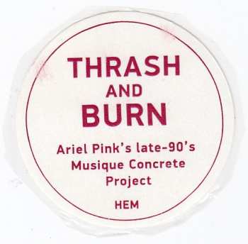 2CD Ariel Rosenberg: Thrash And Burn