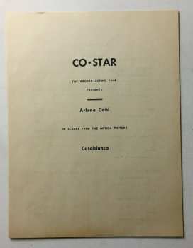 LP Arlene Dahl: Co Star The Record Acting Game