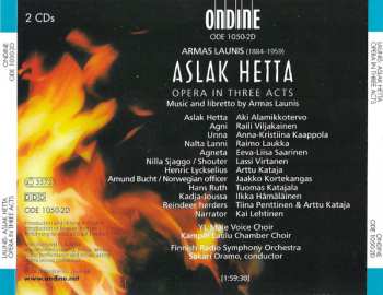 2CD/Coffret Sakari Oramo: Aslak Hetta, Opera In Three Acts