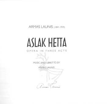 2CD/Coffret Sakari Oramo: Aslak Hetta, Opera In Three Acts