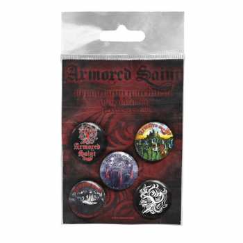 Merch Armored Saint: Ensemble de plaques Armored Saint Button Badge Set