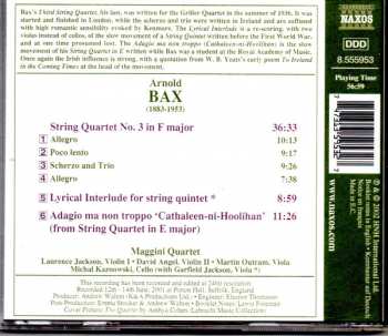 CD Arnold Bax: String Quartet No. 3