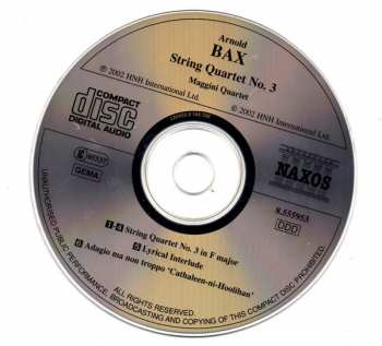 CD Arnold Bax: String Quartet No. 3