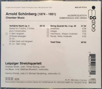 CD Arnold Schoenberg: Verklärte Nacht, String Quartet No.3